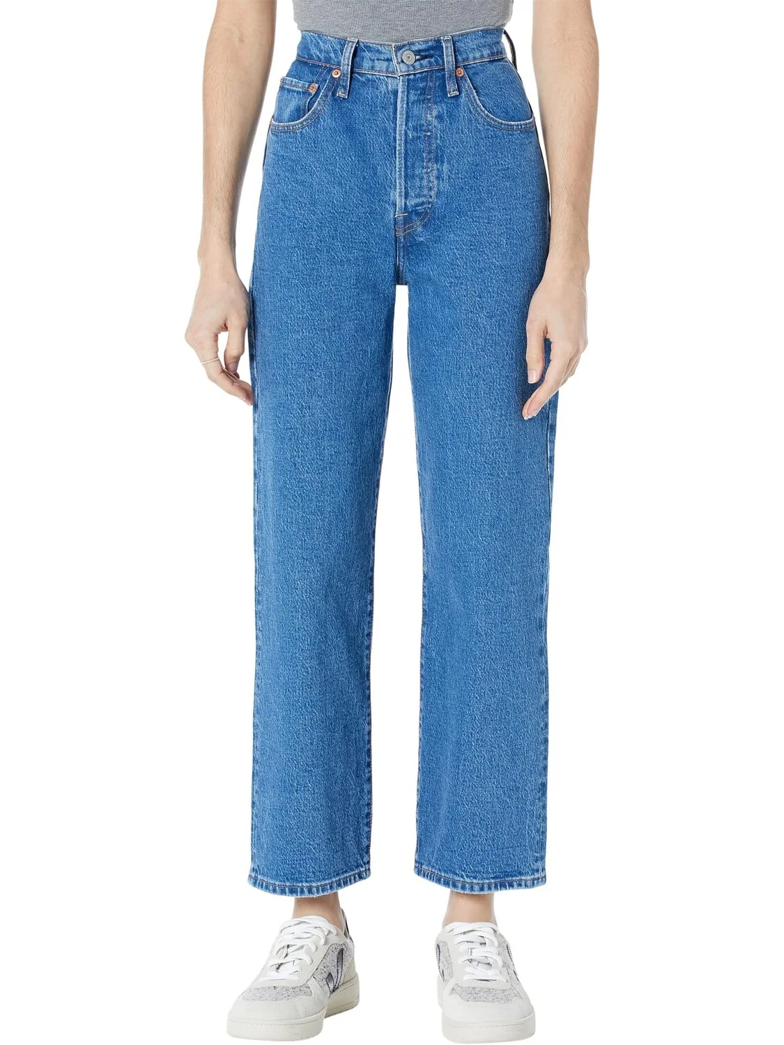 Джинсы Ribcage Straight Ankle Levi's