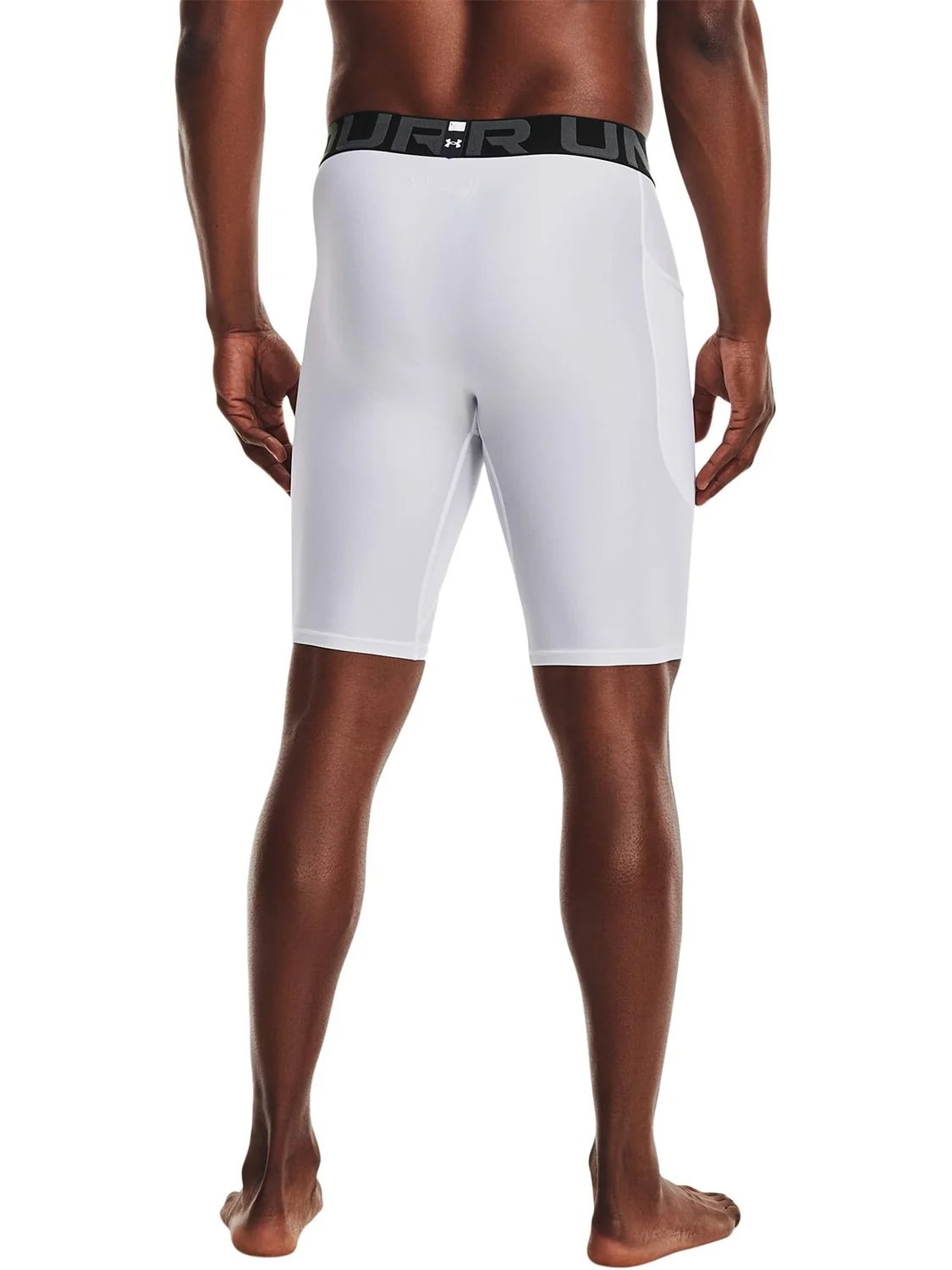 Длинные шорты Heatgear Armor Under Armour — изображение 2 из 4, белый/черный