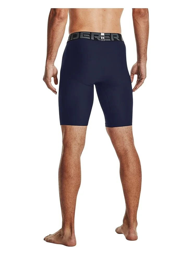 Шорты Under Armour Heatgear Armour Long Shorts — изображение 2 из 3, темно-синий/белый