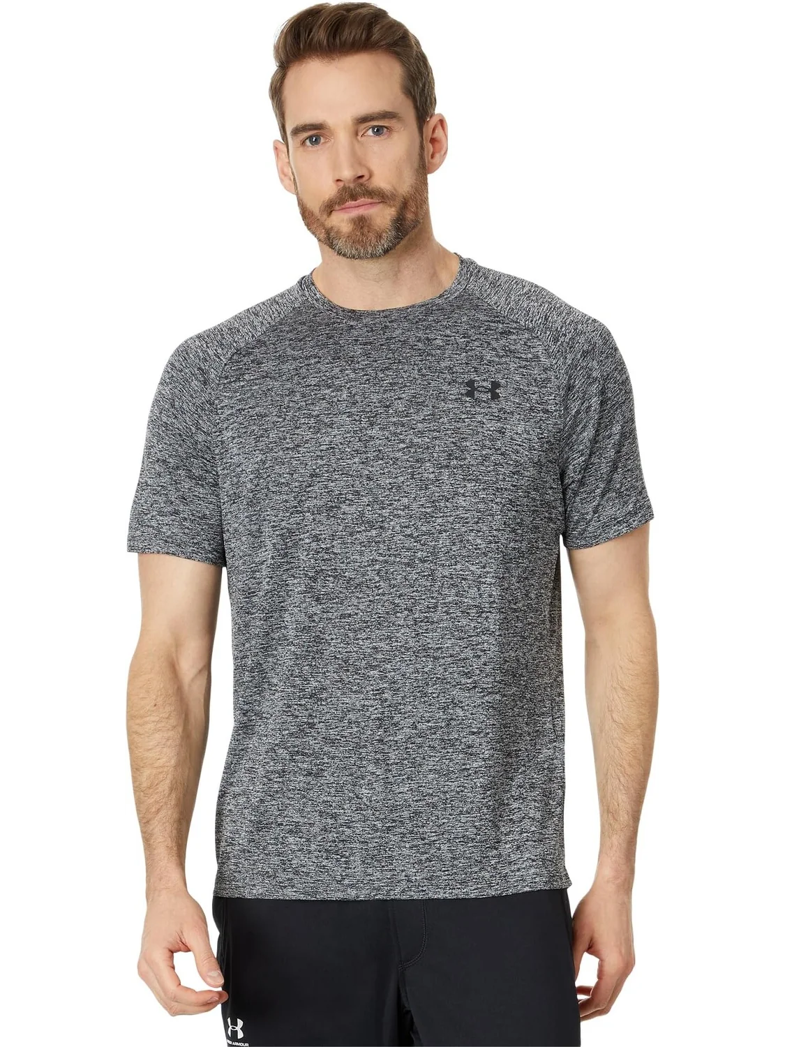 Футболка с короткими рукавами UA Tech Under Armour — черный