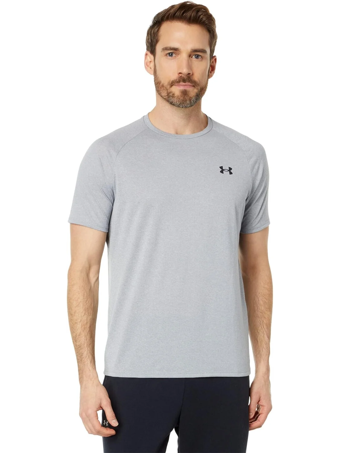 Футболка с короткими рукавами UA Tech Under Armour — изображение 1 из 4, светлый/черный