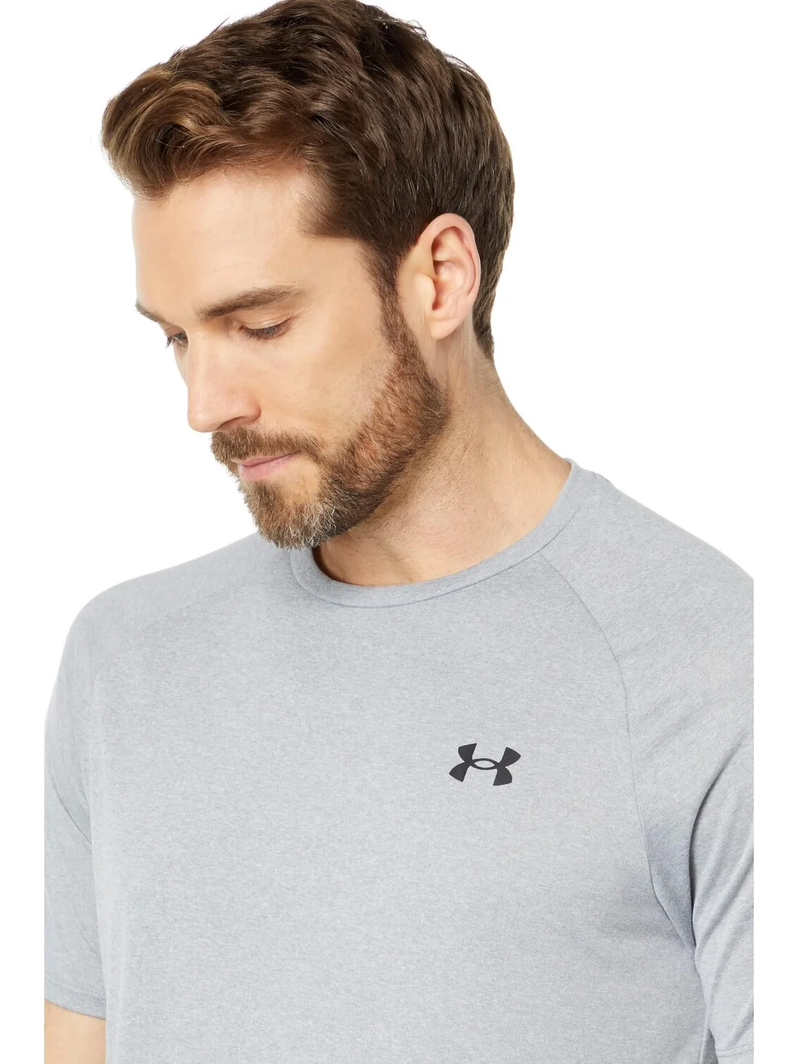 Футболка с короткими рукавами UA Tech Under Armour — изображение 3 из 4, светлый/черный