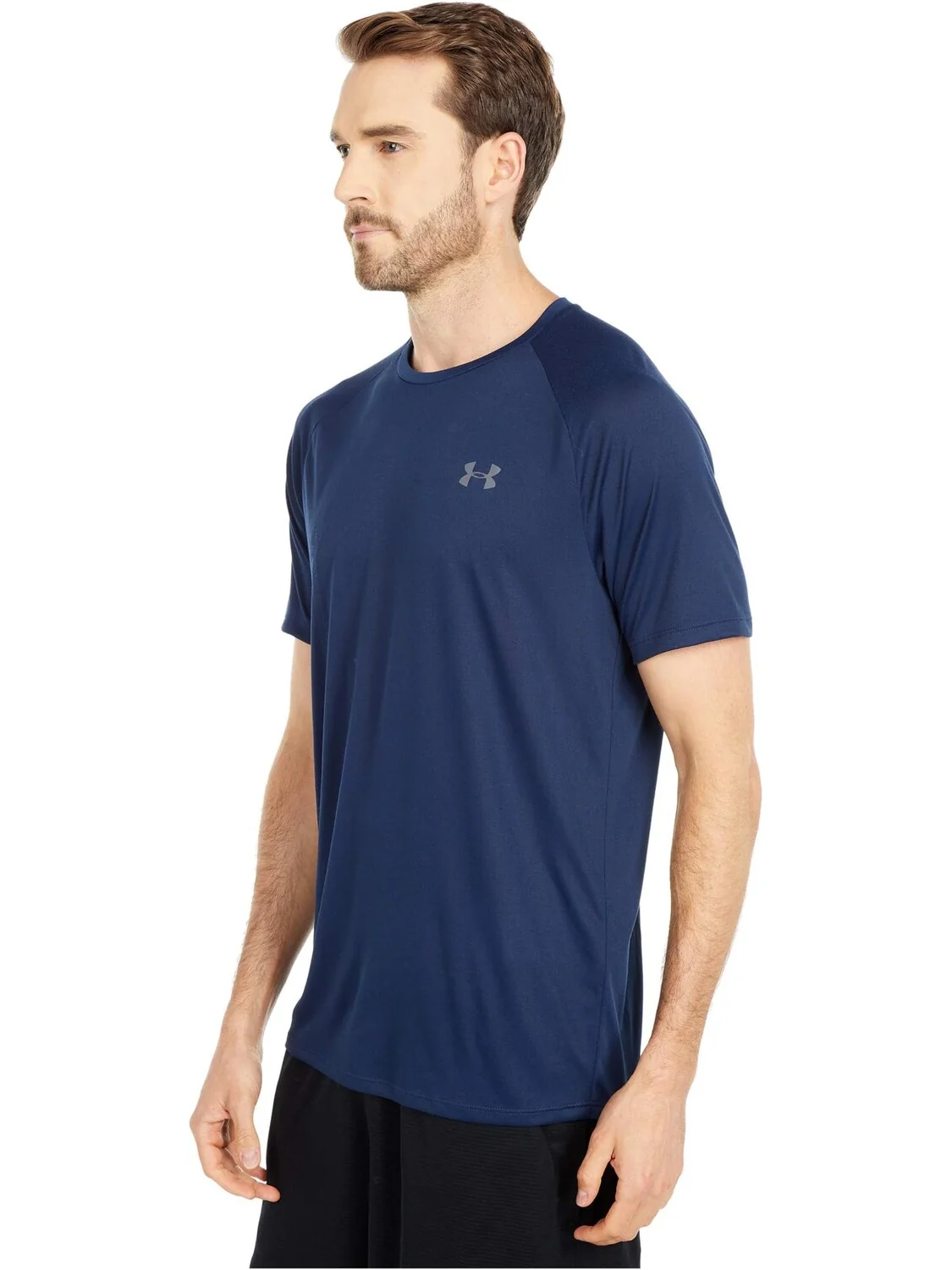 Футболка с короткими рукавами UA Tech Under Armour — изображение 2 из 4, графитовый
