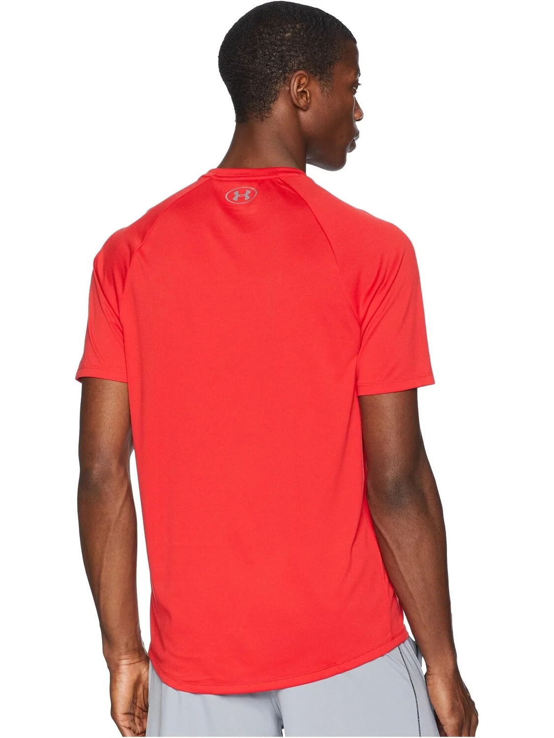 Футболка с короткими рукавами UA Tech Under Armour — изображение 3 из 4, красный/графитовый