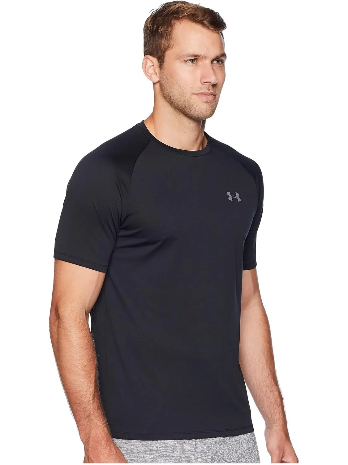 Футболка Under Armour UA Tech — изображение 4 из 4, черный/графитовый