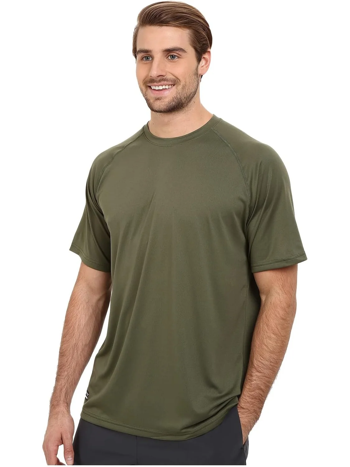 Футболка UA Tac Tech Under Armour — изображение 2 из 5, зеленый