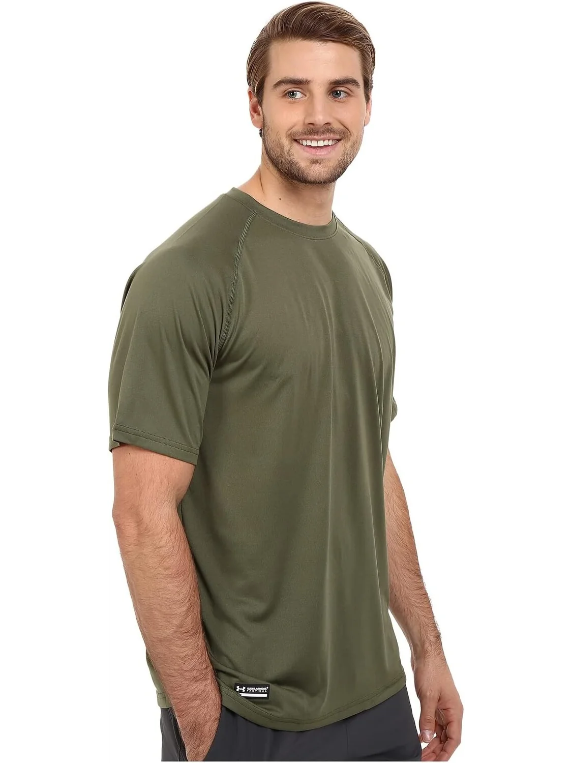 Футболка UA Tac Tech Under Armour — изображение 4 из 5, зеленый