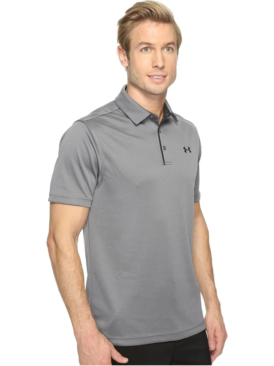 Техническое поло Under Armour Golf — изображение 4 из 4, графитовый/черный/черный