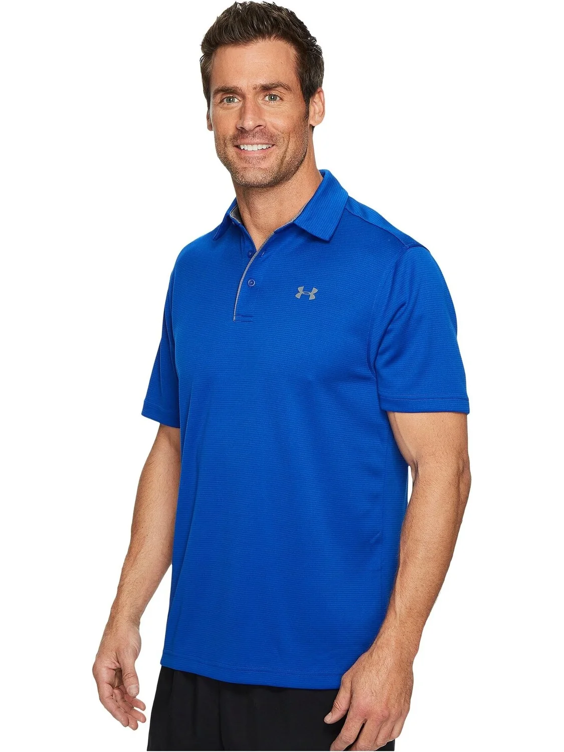 Техническое поло Under Armour Golf — изображение 2 из 4, графитовый/графитовый