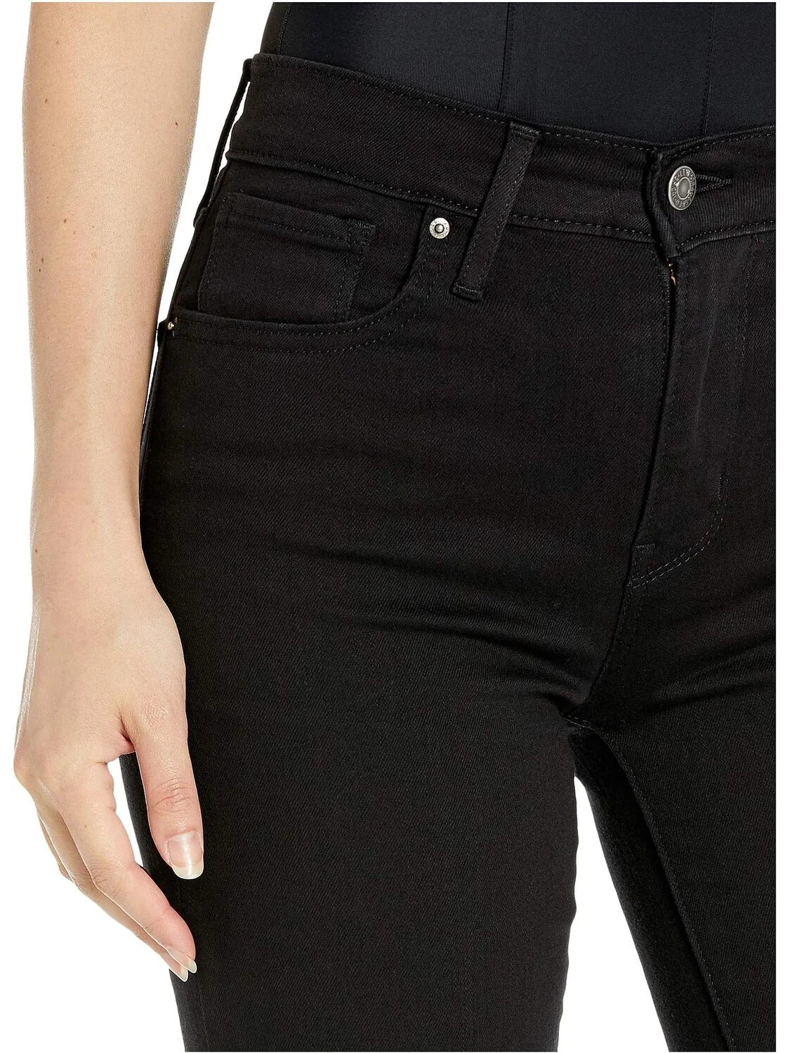 Джинсы Levi's Womens 724 High-Rise Straight — изображение 4 из 4, черный