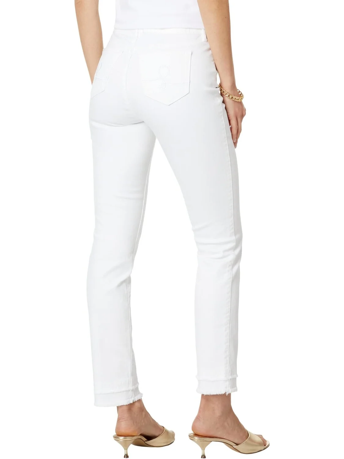 Джинсы South Ocean High-Rise Skinny Jeans in Resort White Lilly Pulitzer — изображение 2 из 4, белый