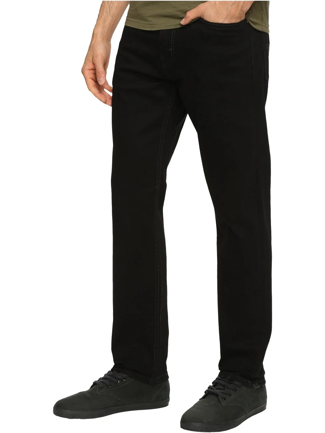 Джинсы Levi's 502 Regular Taper Fit — изображение 2 из 4, черный