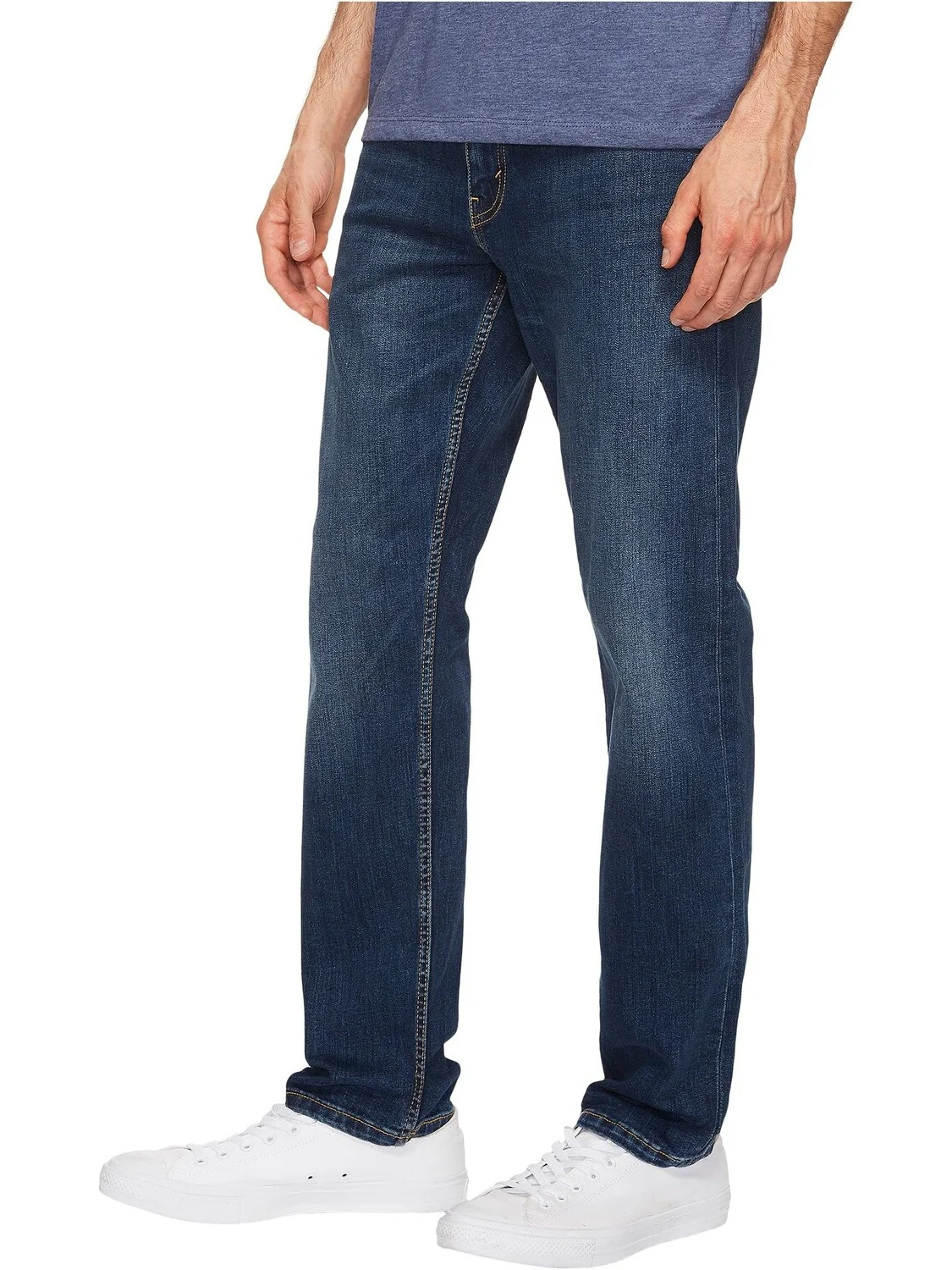 Джинсы 502 Regular Taper Fit Levi's, классический синий деним — изображение 2 из 6, панда