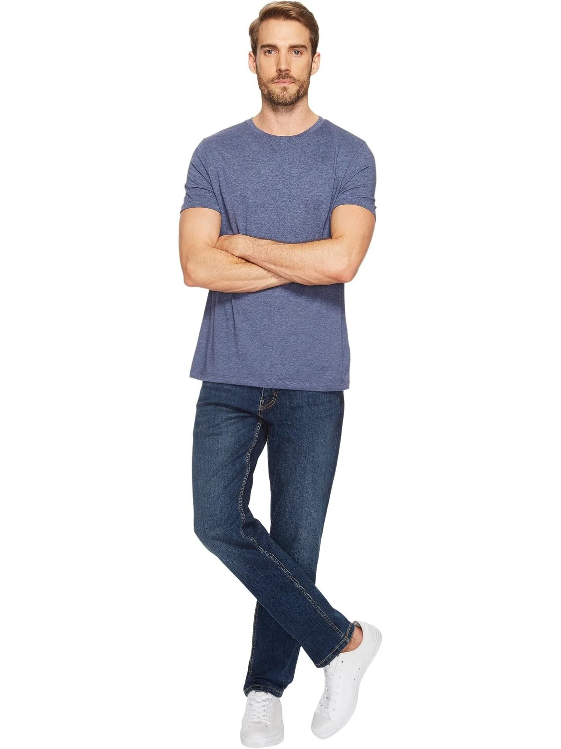 Джинсы 502 Regular Taper Fit Levi's, классический синий деним — изображение 5 из 6, панда