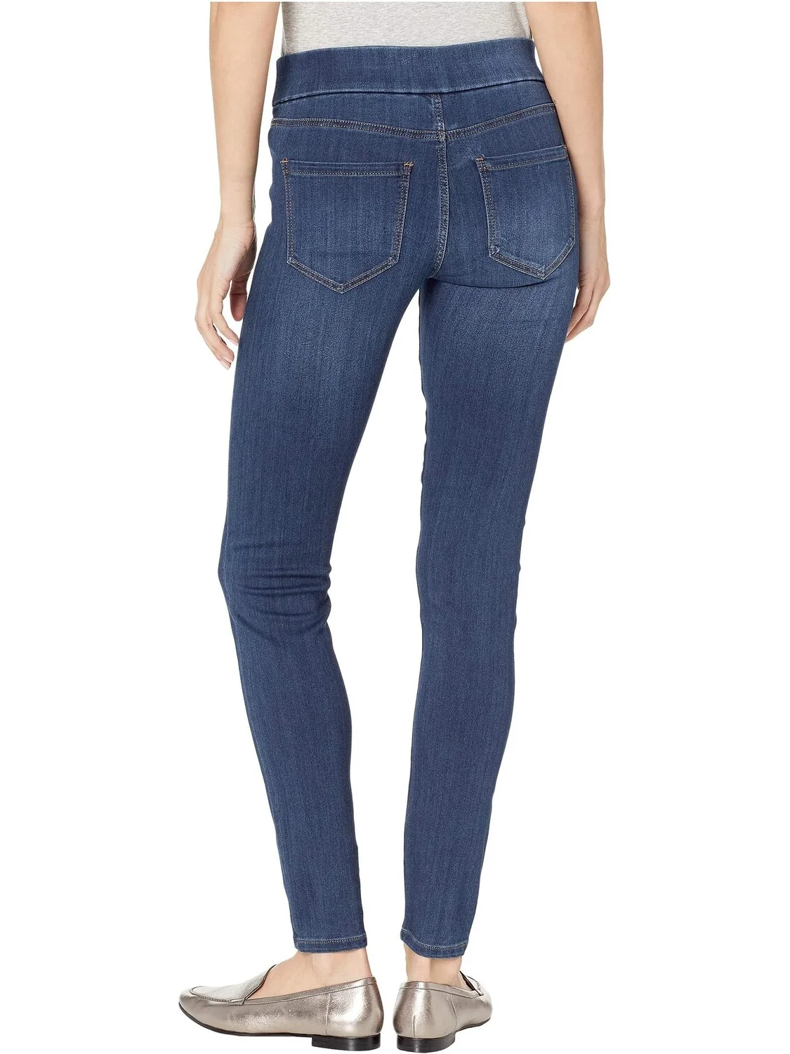Джинсы Sienna Pull-On Leggings in Silky Soft Stretch Denim in San Andreas Dark Liverpool Los Angeles — изображение 3 из 4