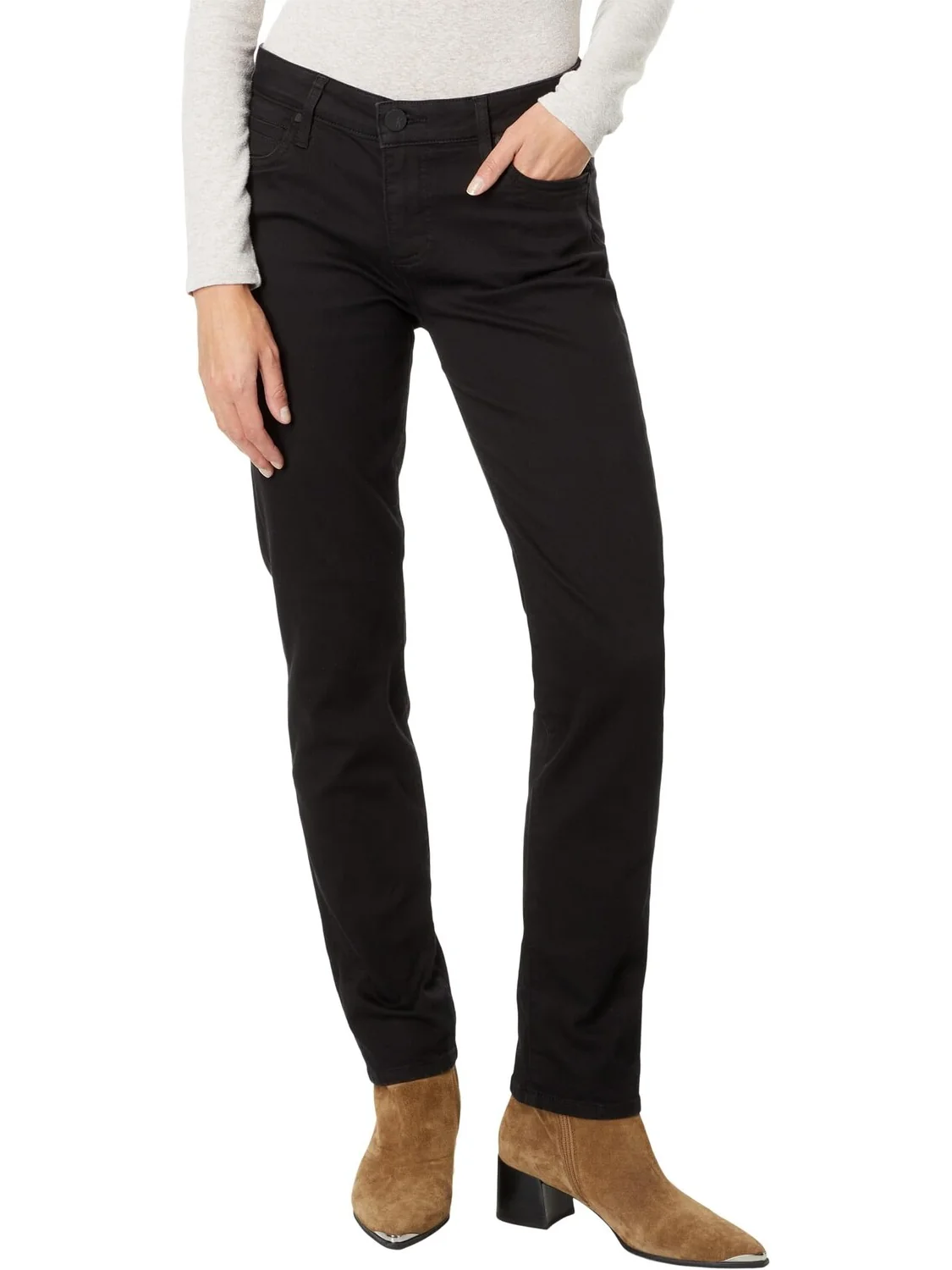 Джинсы Catherine Boyfriend Jeans KUT from the Kloth — изображение 1 из 4, черный