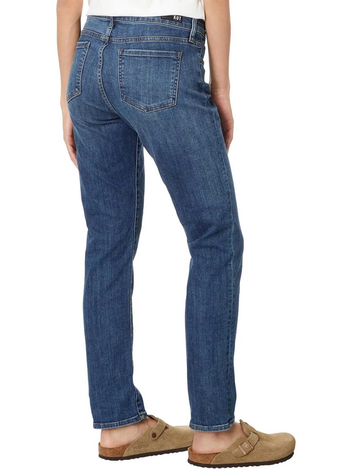 Джинсы Catherine Boyfriend Jeans KUT from the Kloth, цвет Doubtless/Medium Base Wash — изображение 2 из 4