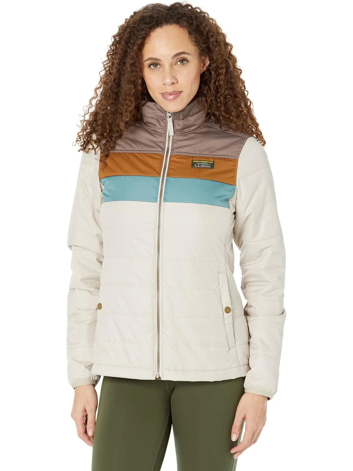 Пуховик Mountain Classic в стиле колор-блок L.L.Bean
