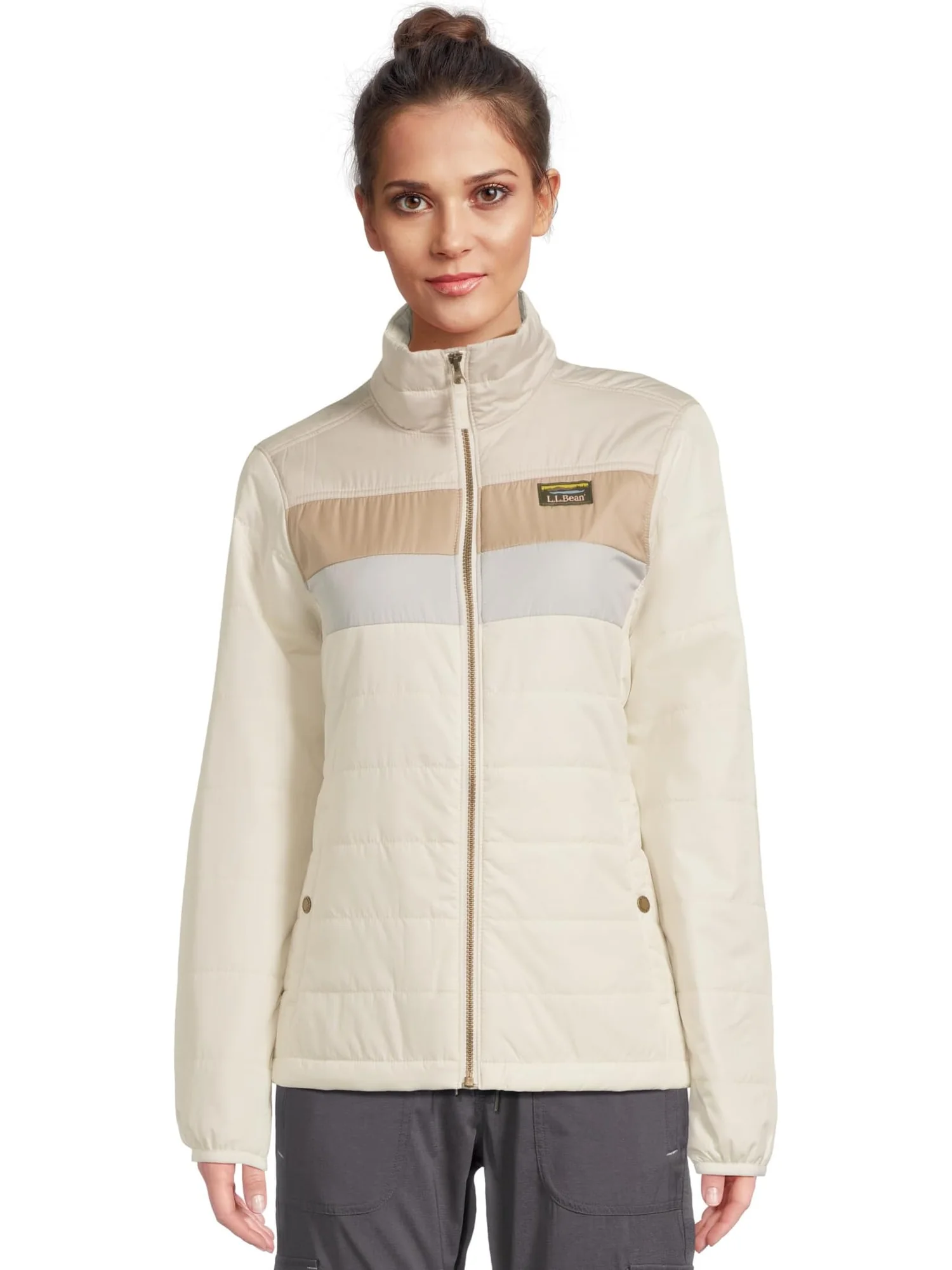 Женская куртка-пуховик Mountain Classic Color Block L.L.Bean