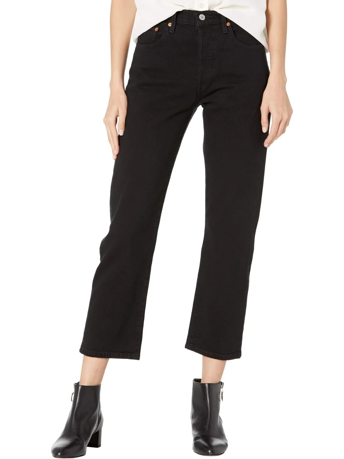 Джинсы Premium 501 Crop Levi's — изображение 1 из 4, черный