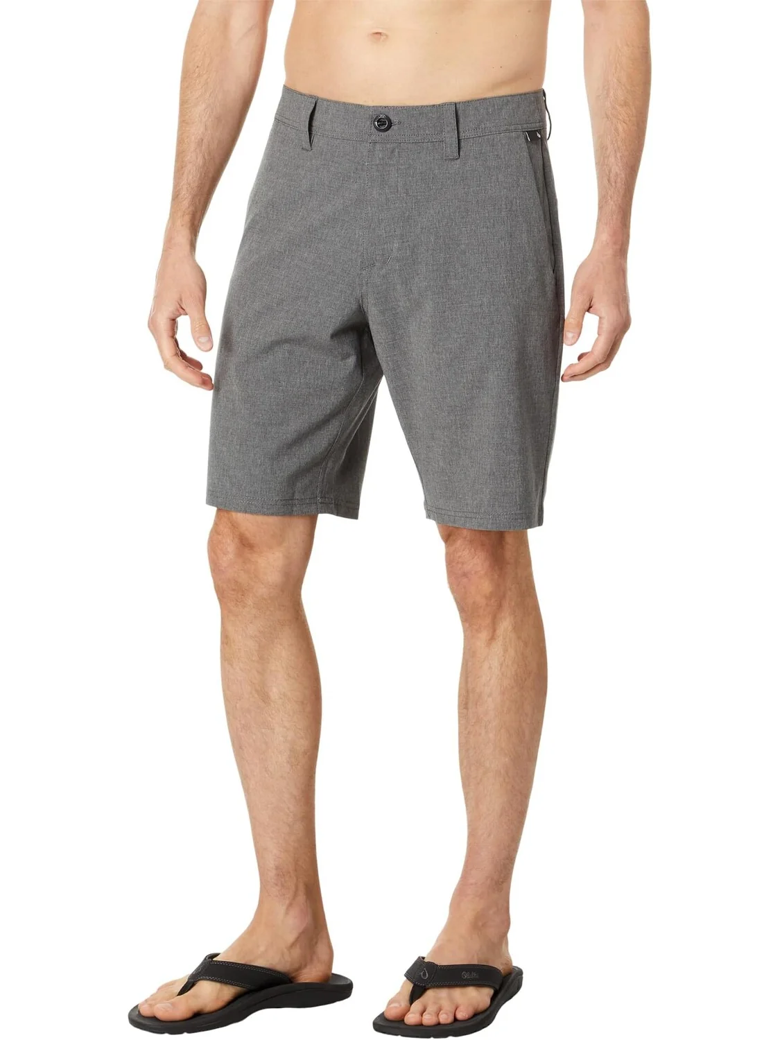 Гибридные шорты Frickin Cross Shred Static 20 дюймов Volcom — изображение 1 из 3, темно-серый