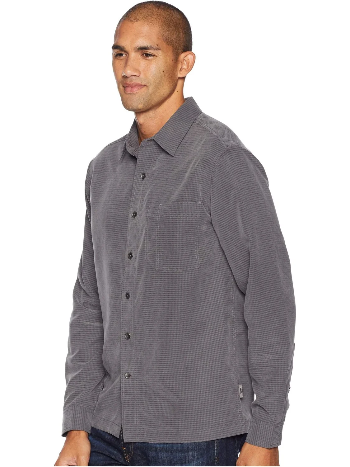Рубашка Desert Pucker Dry Long Sleeve Royal Robbins — изображение 2 из 4, серый