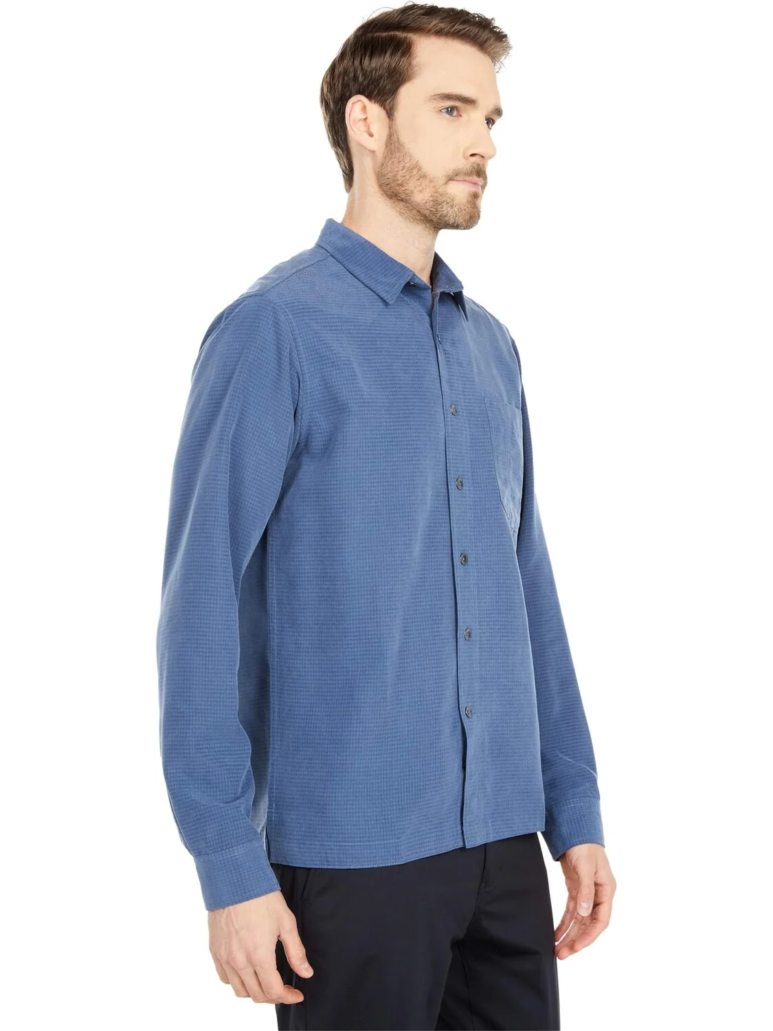 Рубашка Desert Pucker Dry Long Sleeve Royal Robbins — изображение 4 из 4, синий