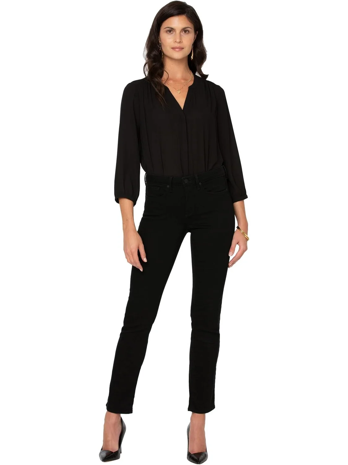 Джинсы Sheri Slim in Black NYDJ