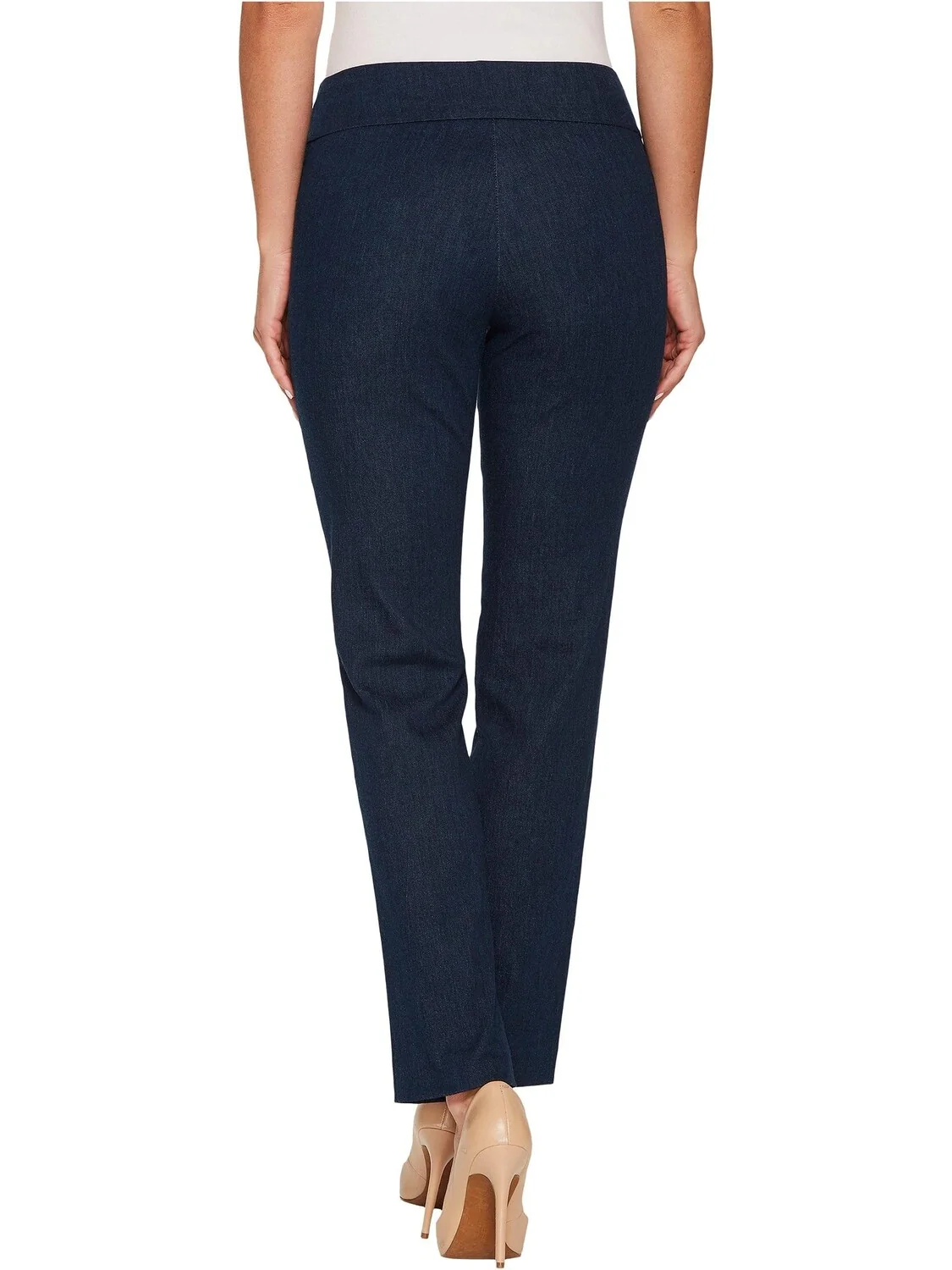 Джинсы Pull-On Denim Ankle Pants Krazy Larry — изображение 3 из 4, синий