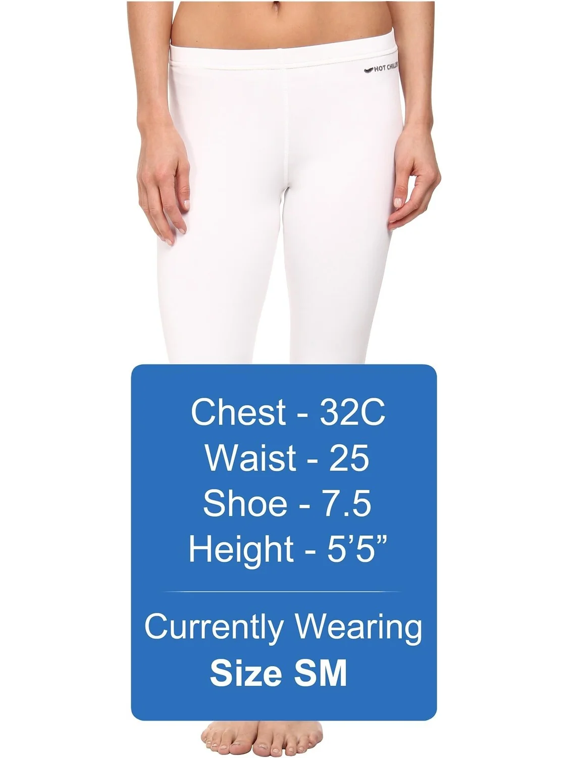 Брюки Micro-Elite Chamois Tights Hot Chillys — изображение 5 из 5, белый