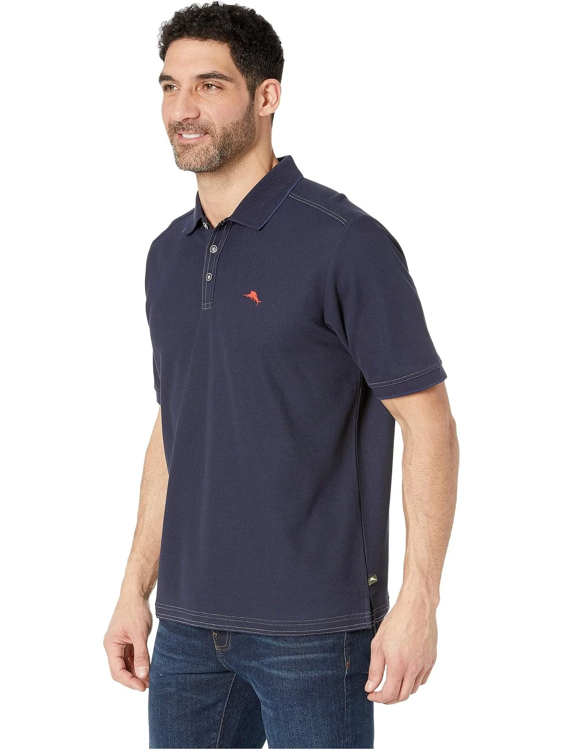 Рубашка-поло Emfielder 2.0 Polo Tommy Bahama — изображение 2 из 4, синий
