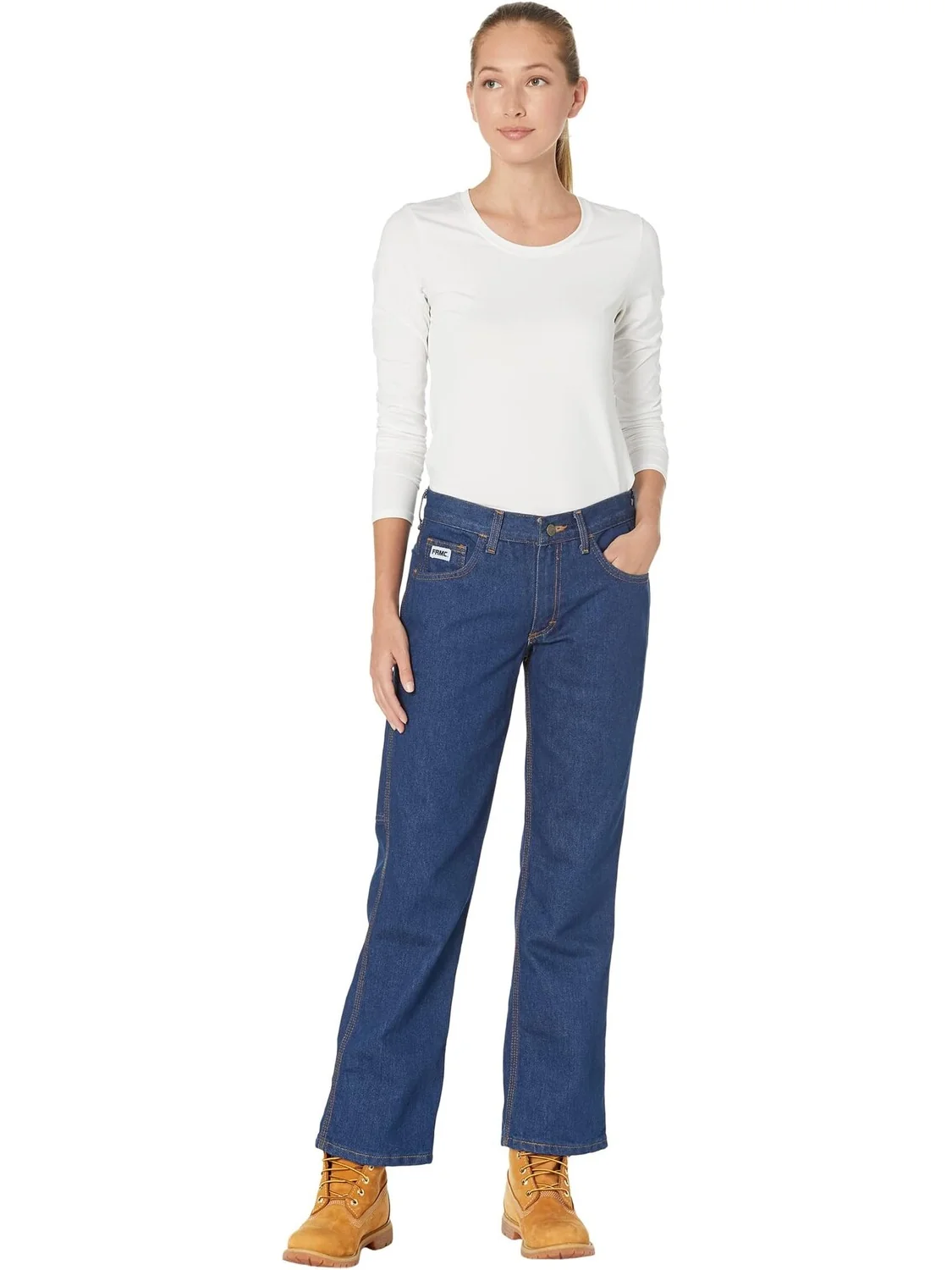 Джинсы Plus Size Relaxed Fit Jeans Tyndale FRC — изображение 4 из 4, джинсовый синий