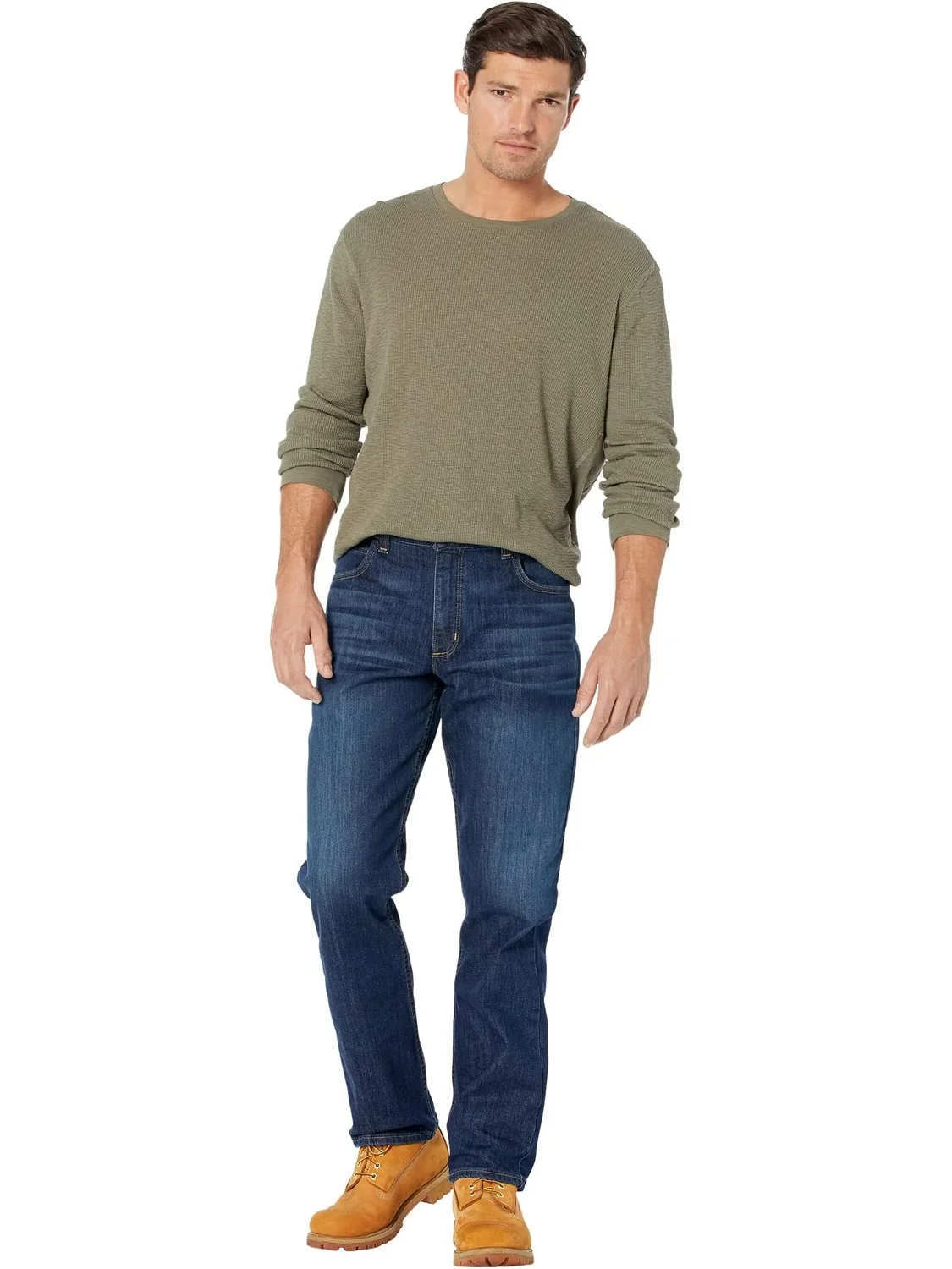 Джинсы Flame-Resistant Rugged Flex Jeans - Relaxed Fit in Midnight Indigo Carhartt — изображение 4 из 4, индиго