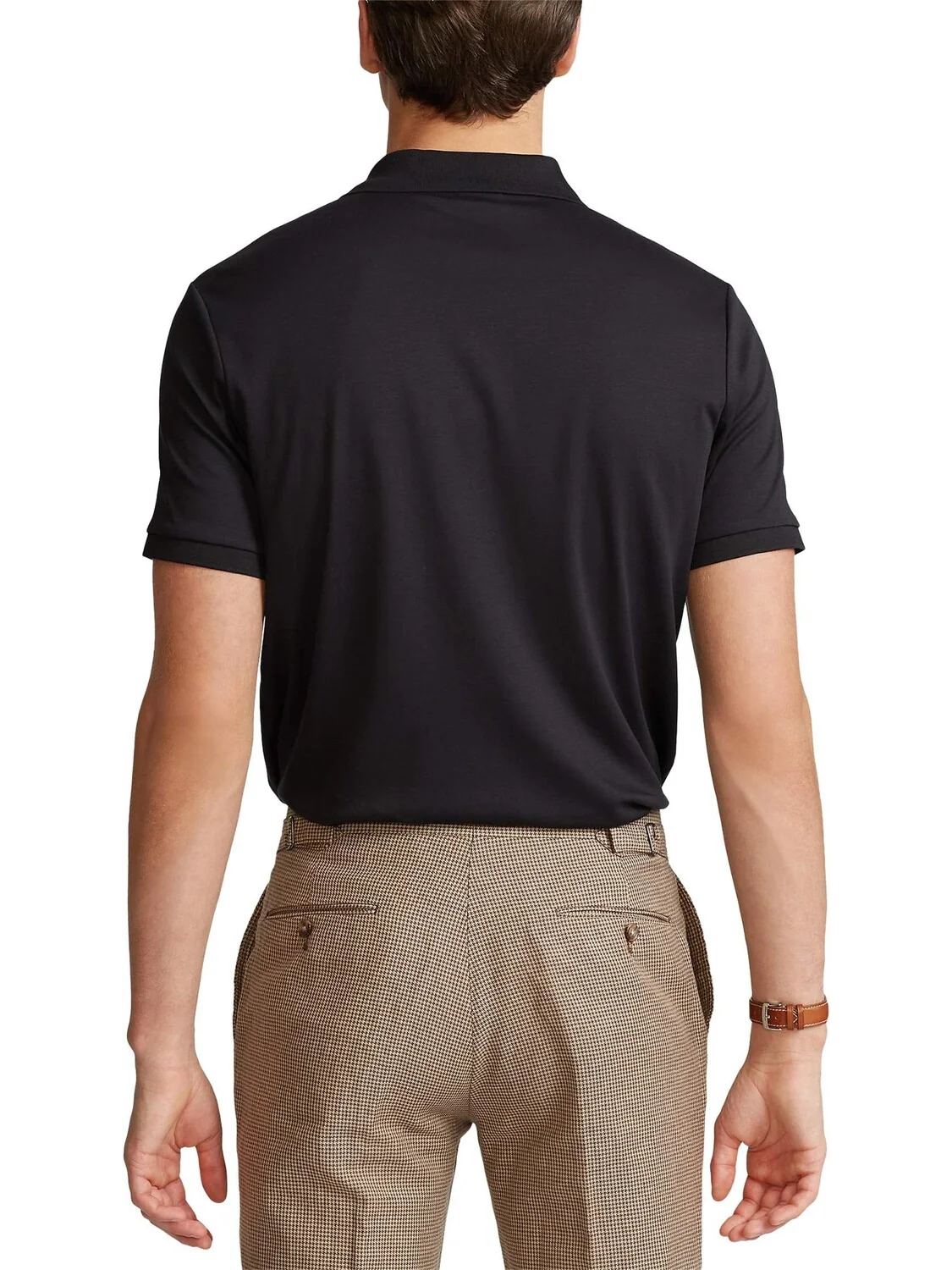 Рубашка-поло Classic Fit Soft Cotton Polo Polo Ralph Lauren — изображение 2 из 2, черный