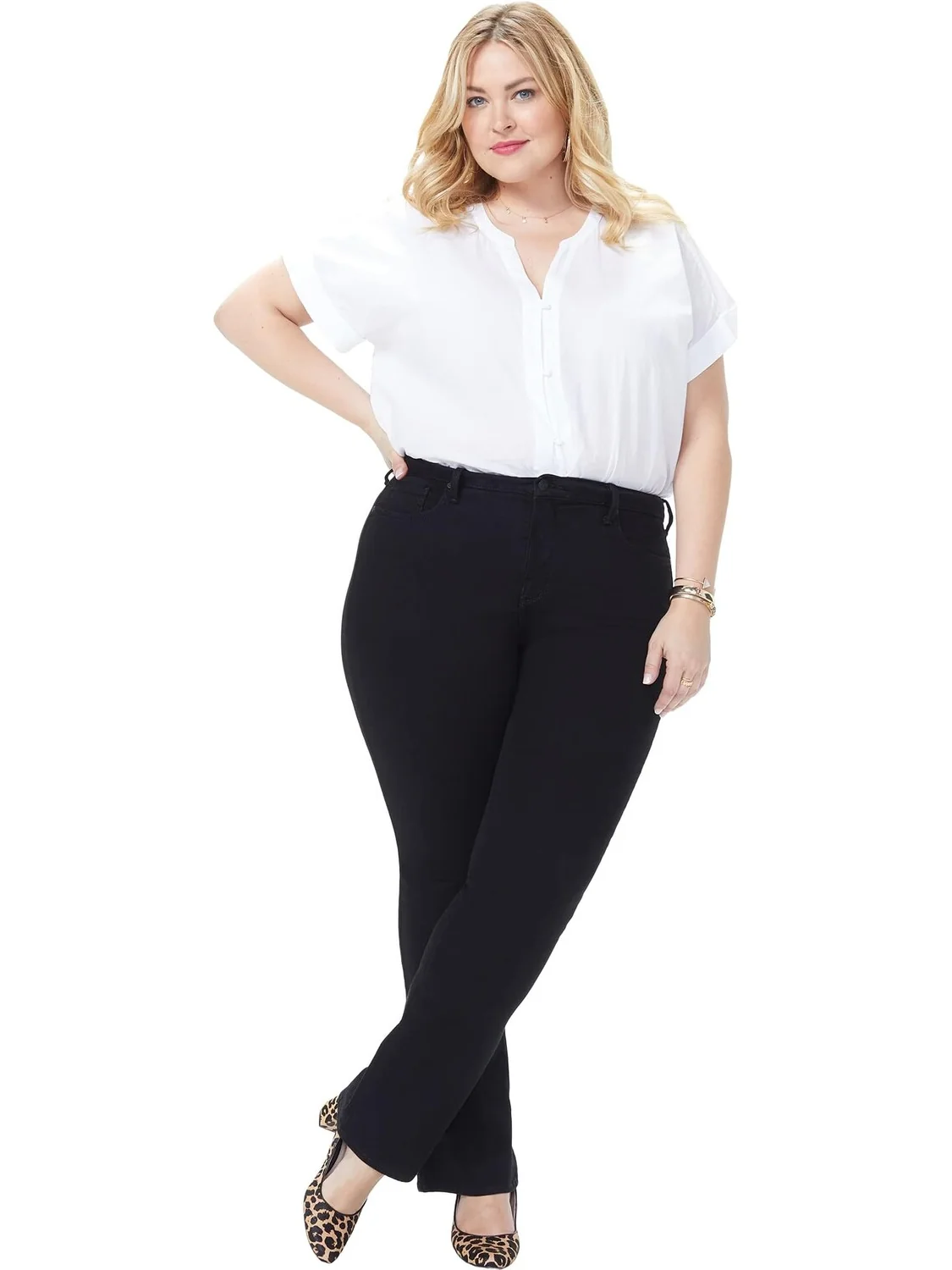 Джинсы Barbara Bootcut in Black NYDJ