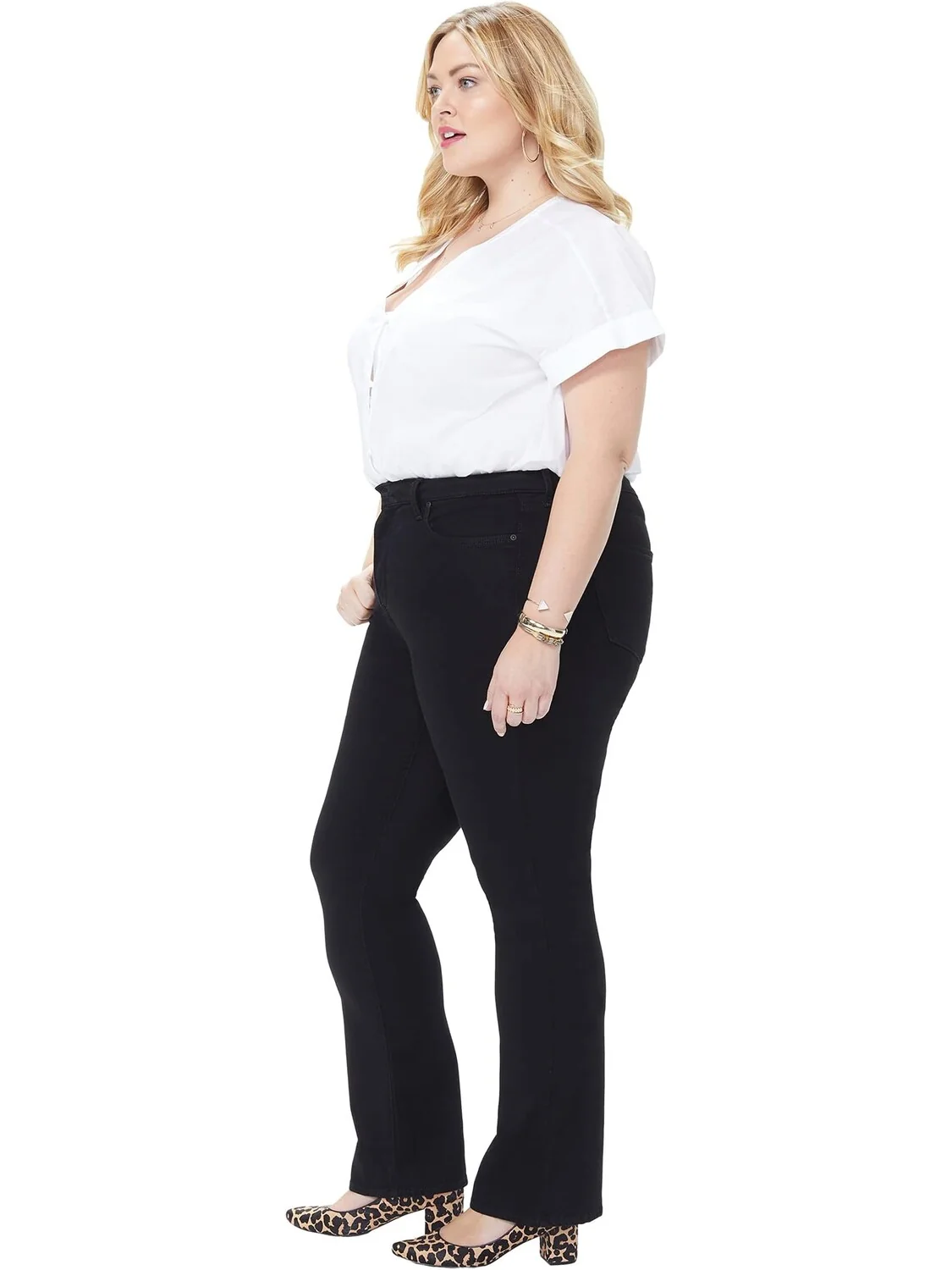 Джинсы Barbara Bootcut in Black NYDJ — изображение 3 из 3, черный