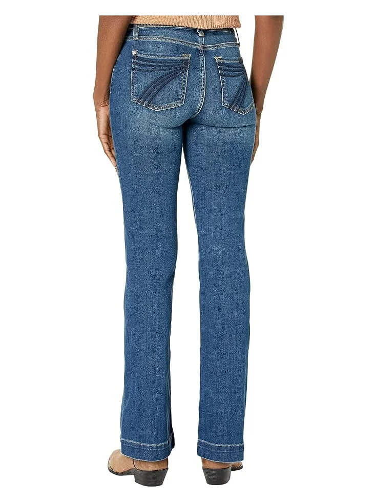 Джинсы 7 For All Mankind Dojo Tailorless in Medium Melrose — изображение 2 из 2, розовый