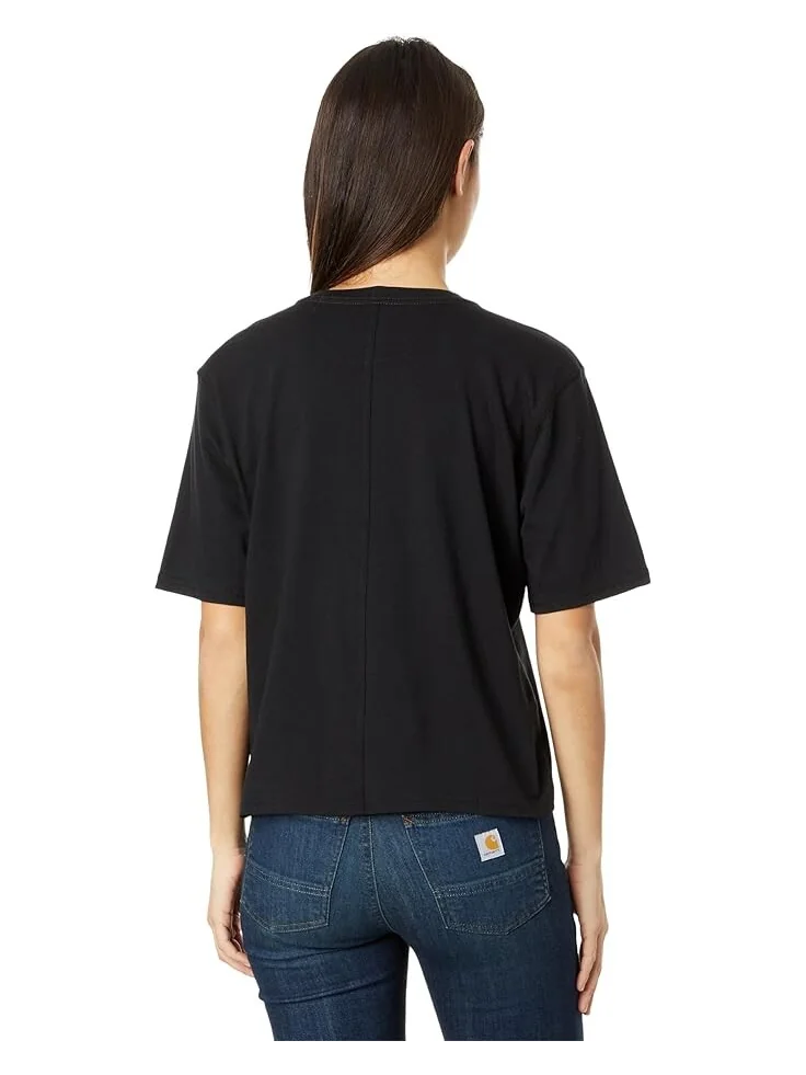 Футболка Carhartt Loose Fit Lightweight Short Sleeve Crew Neck — изображение 2 из 3, черный