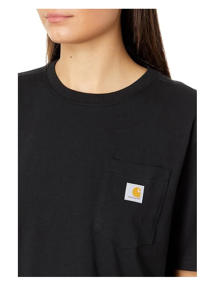 Футболка Carhartt Loose Fit Lightweight Short Sleeve Crew Neck — изображение 3 из 3, черный