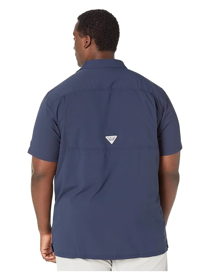 Рубашка Columbia Big & Tall Slack Tide Camp Shirt — изображение 2 из 3, темно-синий