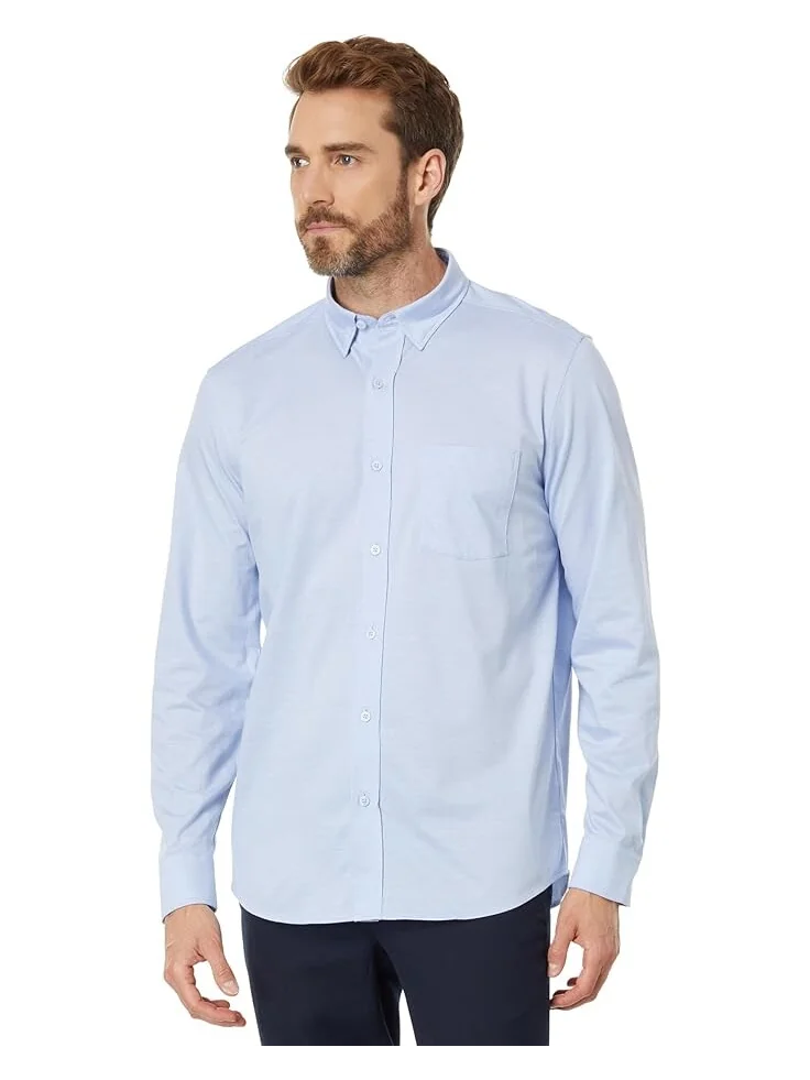 Рубашка Johnston & Murphy XC Flex Stretch Shirt — изображение 1 из 1, синий