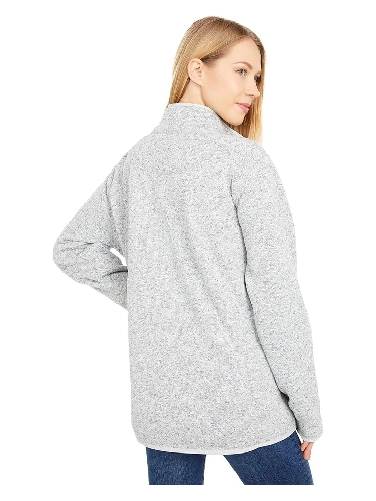 Куртка L.L.Bean Sweater Fleece Full Zip — изображение 2 из 3, серебристый