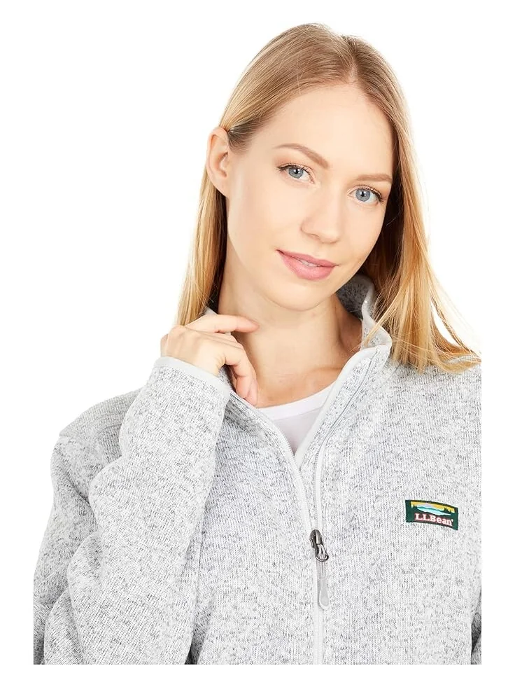 Куртка L.L.Bean Sweater Fleece Full Zip — изображение 3 из 3, серебристый