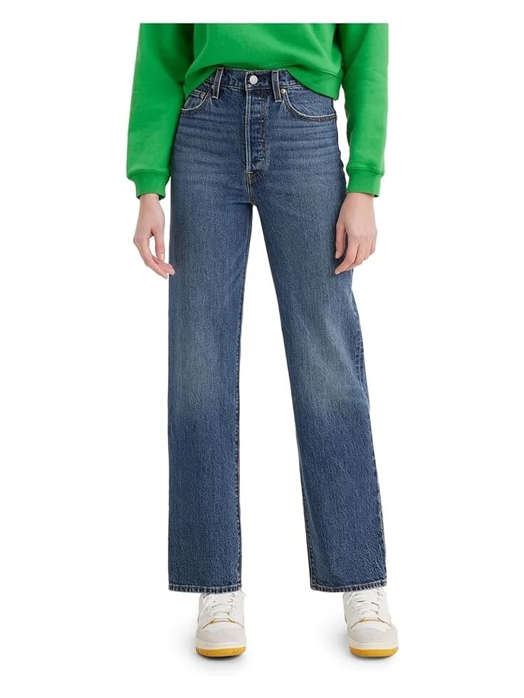Джинсы Levi's Premium Ribcage Super High Waist Straight Leg Jeans, цвет Valley View — изображение 1 из 3