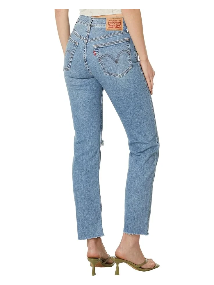 Джинсы Levi's Womens Premium Wedgie Straight, цвет Night Sight — изображение 2 из 4