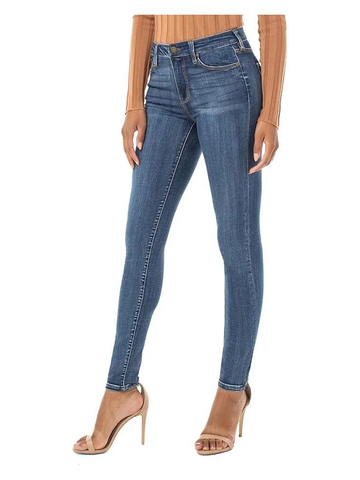 Джинсы Liverpool Los Angeles Abby Skinny Jeans in Victory, цвет Victory — золотистый