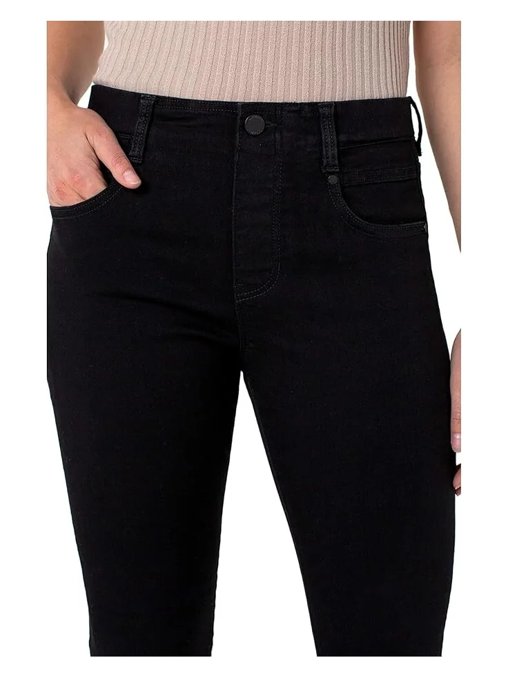 Джинсы Liverpool Los Angeles Gia Glider Pull-On Skinny Eco Jeans in Black Rinse — изображение 3 из 3, черный