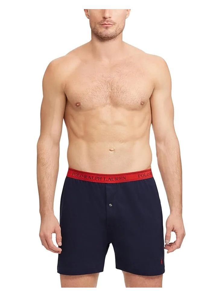 Боксеры Polo Ralph Lauren Classic Fit w/ Wicking 3-Pack Knits — изображение 2 из 2, темно-синий/синий