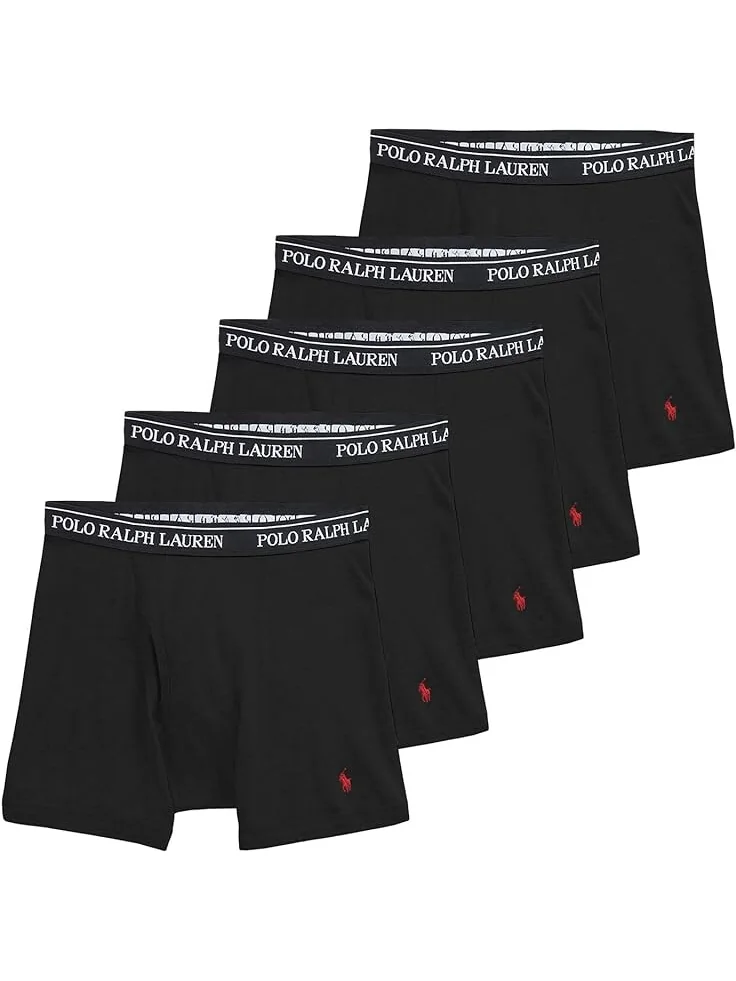 Боксеры Polo Ralph Lauren 5-Pack Brief — изображение 1 из 2, черный