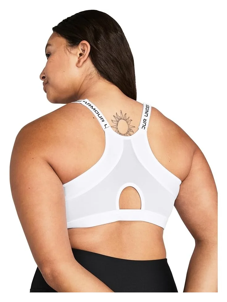 Спортивный бюстгальтер Under Armour Infinity Low Impact Low — изображение 2 из 2, белый/черный